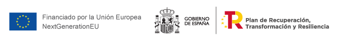 Logotipos del Gobierno de España y sus planes de recuperación y resiliencia